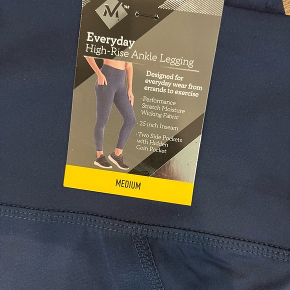 Member’s Mark Everyday High Rise angle leggings NWT Medium - Picture 5 of 5